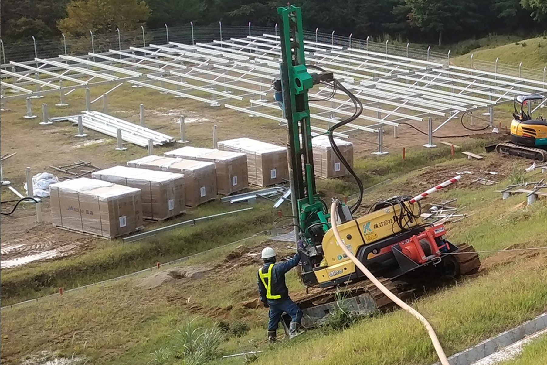 [[工法・技術]]斜面ドリルの施工写真 4