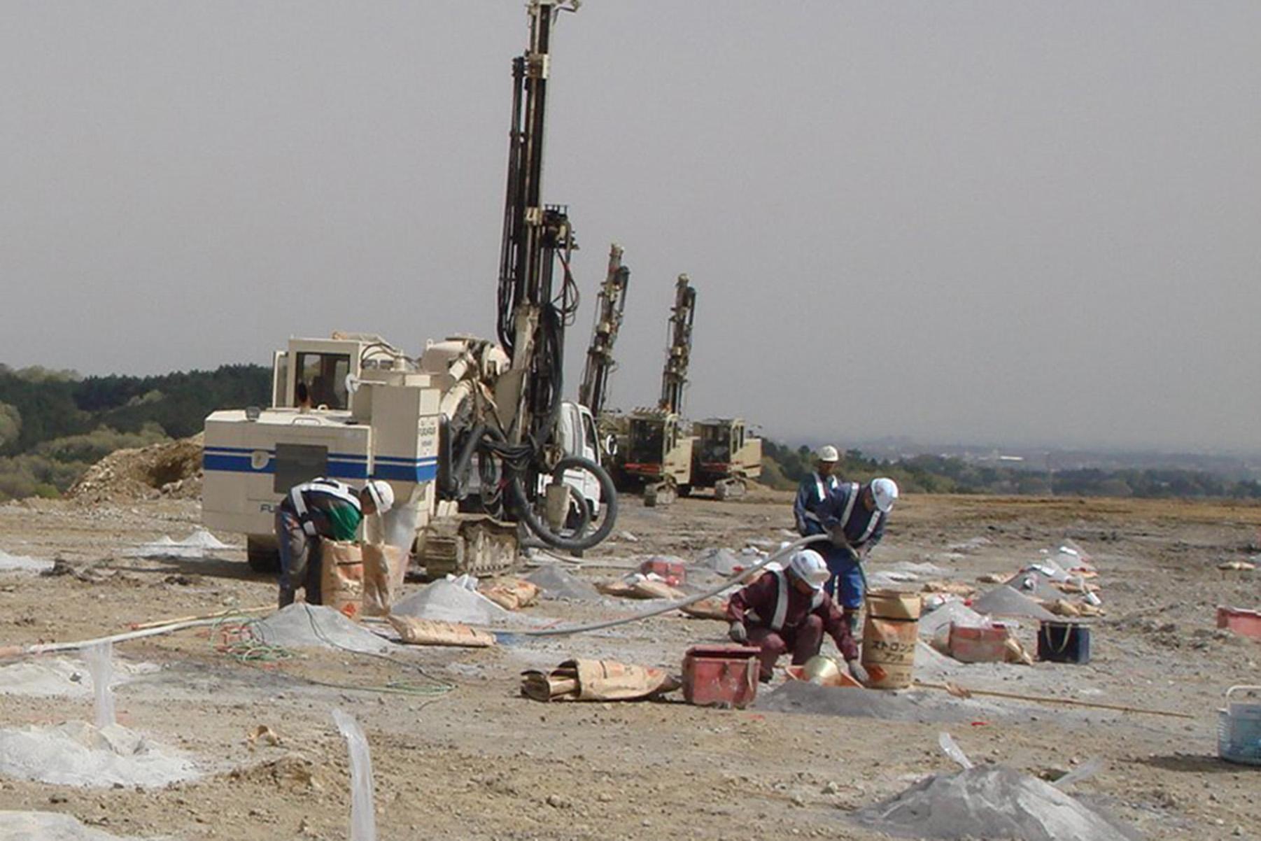 採石工事の施工写真 5