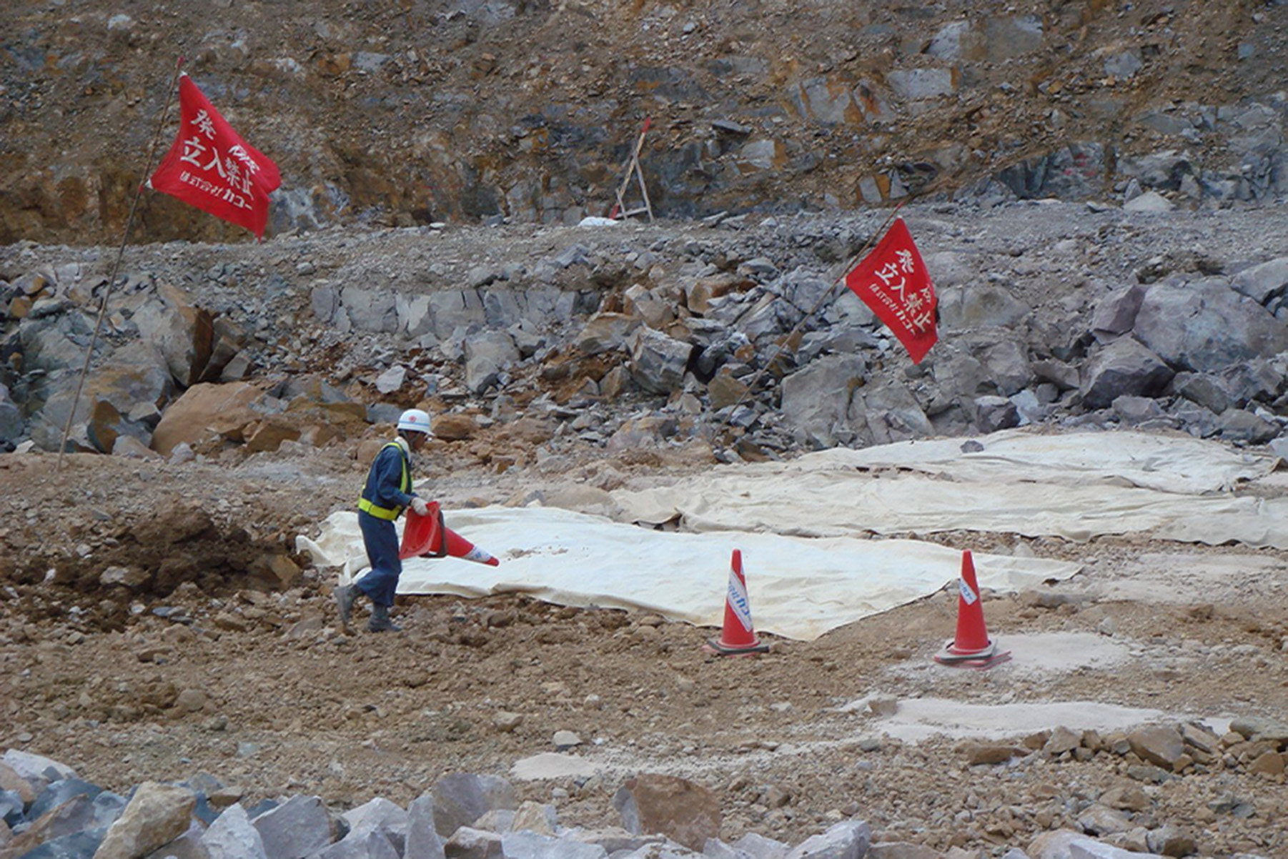 道路造成工事の施工写真 5