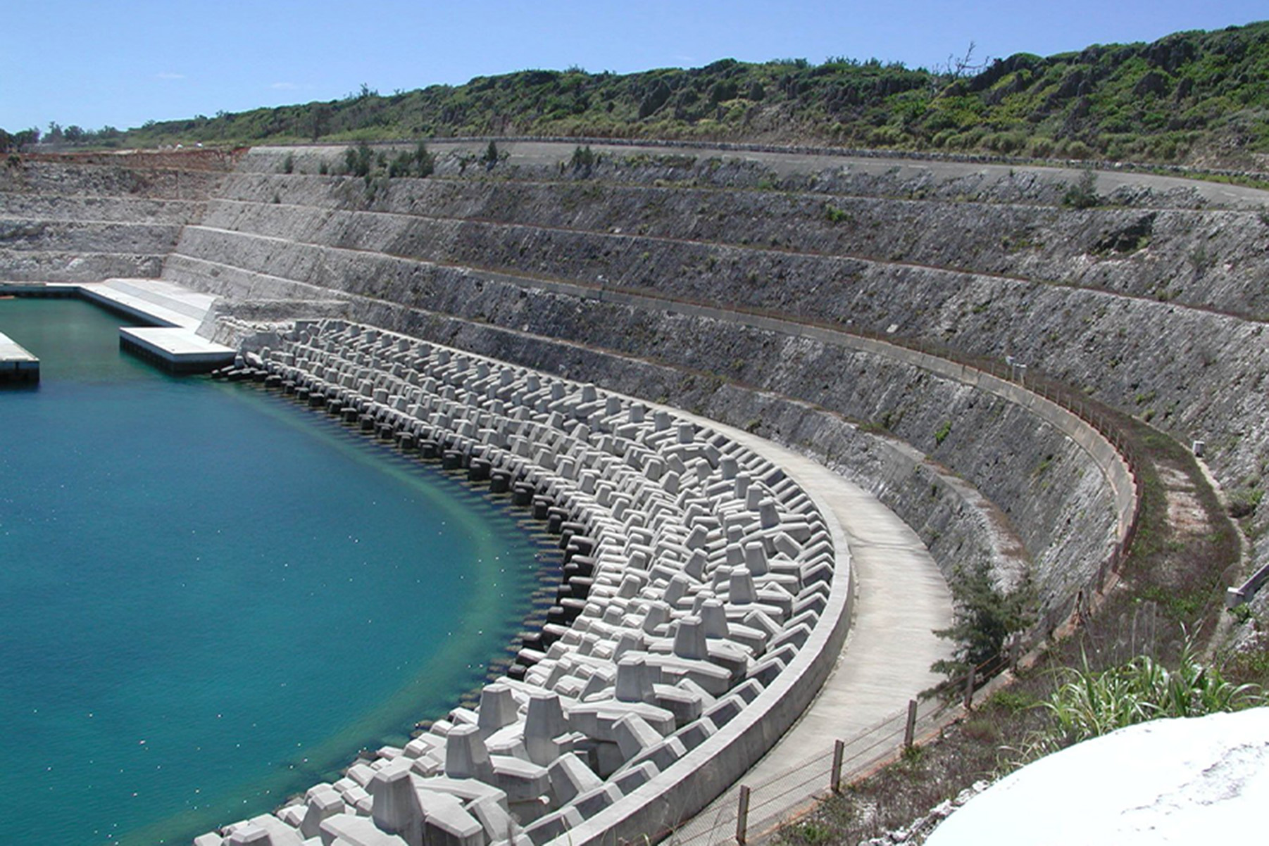 港湾工事の施工写真 5