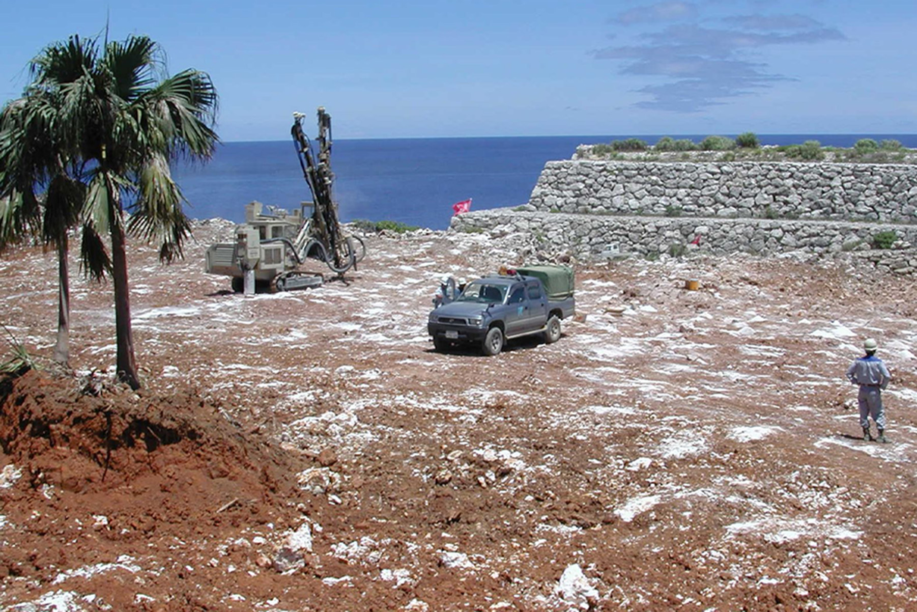 港湾工事の施工写真 6