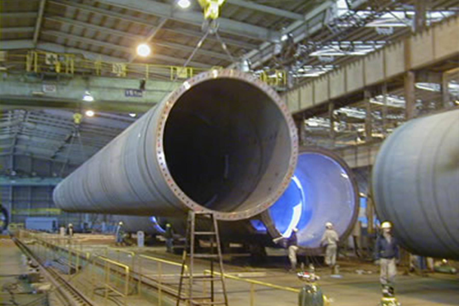 鉄構製缶の施工写真01