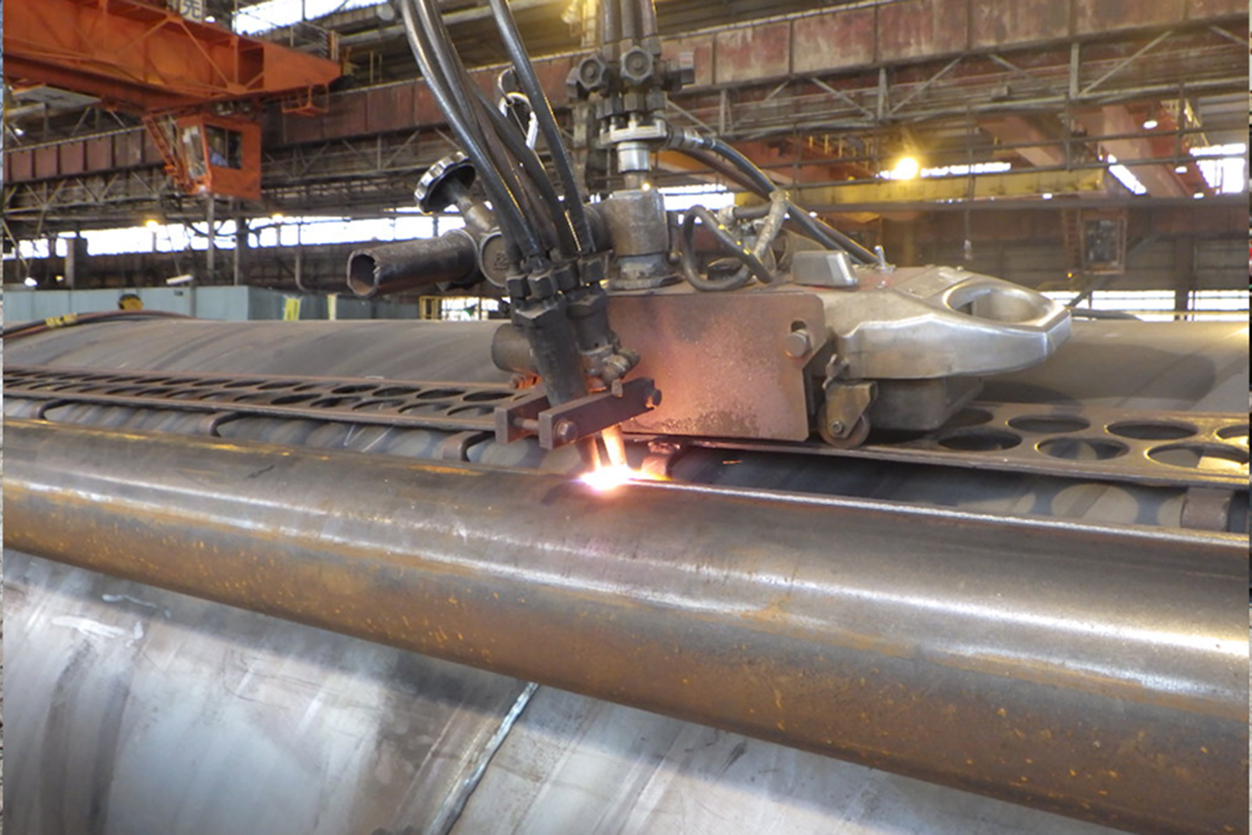 鉄構製缶の施工写真03