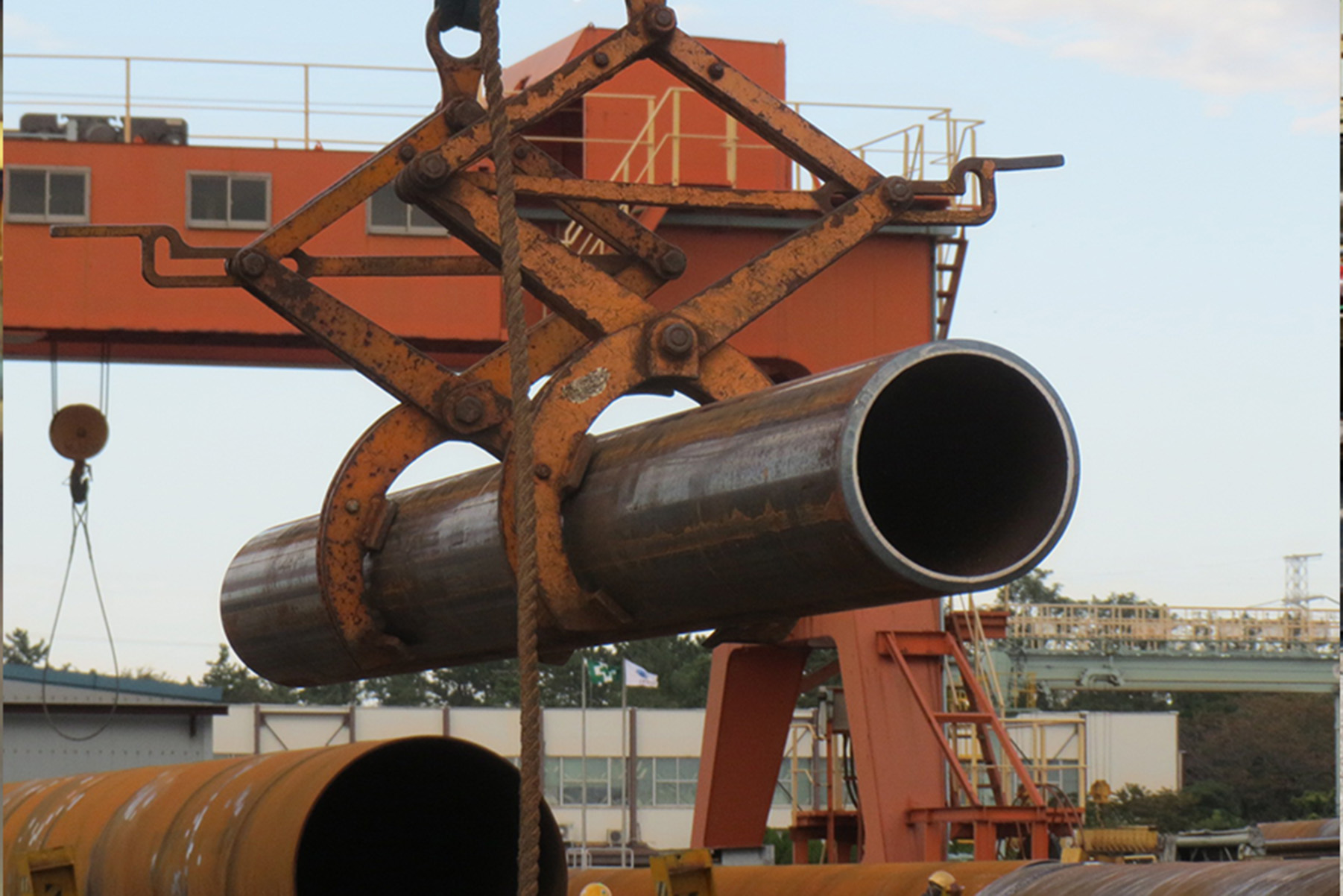 鉄構製缶の施工写真05