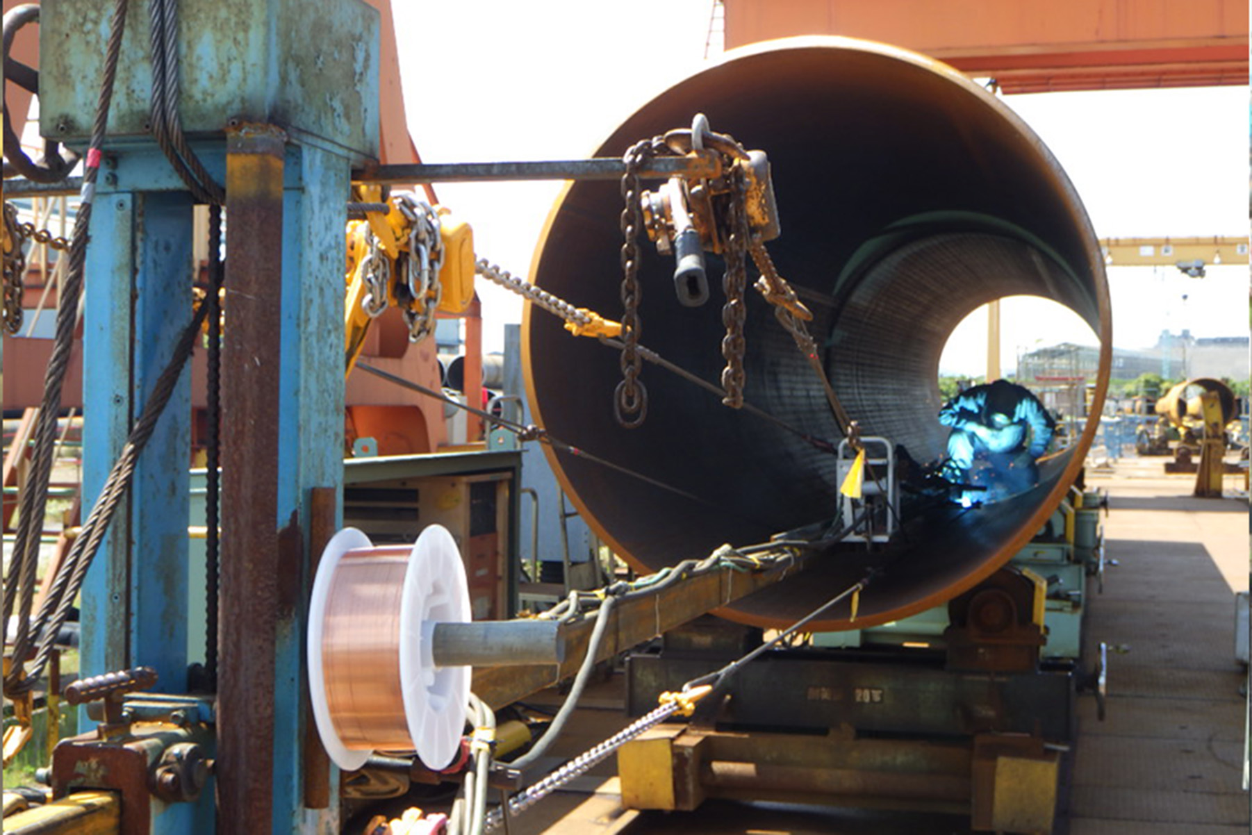 鉄構製缶の施工写真07